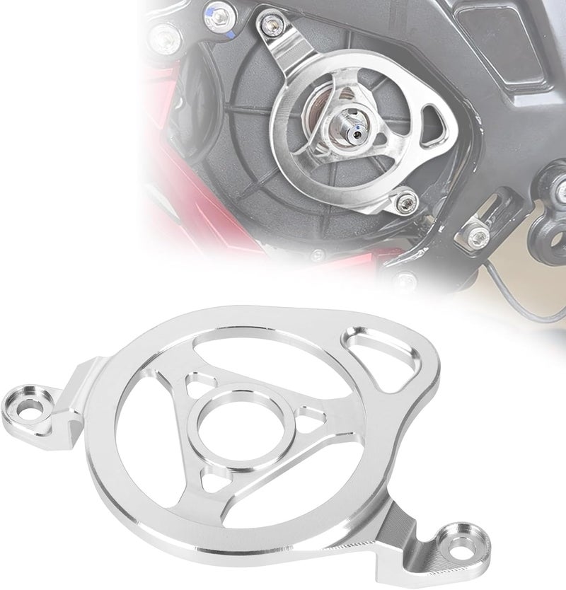 psler Engine Cover Case Saver for Sur Ron, Pulley Cover CNC Body Cover Engine Guard Protector for Sur‑Ron Light Bee X/S/L1E Segway X260 X160 Electric Dirt Bike EBike (Silver) - Image 1